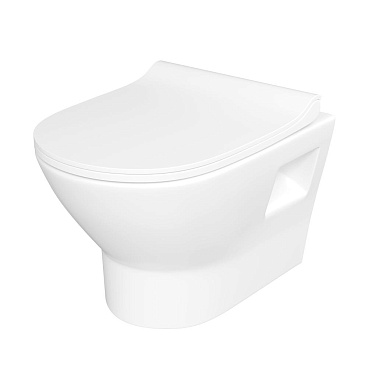 Унитаз подвесной Corsa Deco KX Rimless безободковый с сиденьем дюропласт микролифт (WHKX500RS)