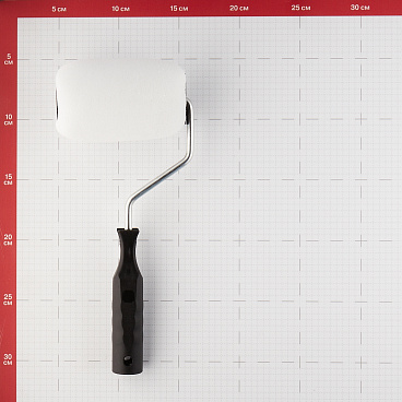 Валик поролон 100 мм d45 мм для водной основы с ручкой Hesler Drezden