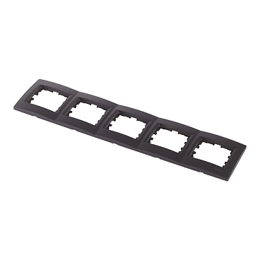 Рамка Lezard Karina пятиместная черный бархат (707-4200-150)