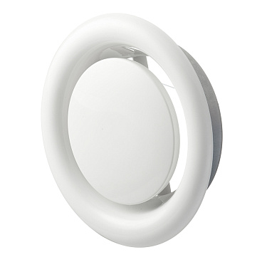 Анемостат вытяжной Era Pro регулируемый стальной с полимерным покрытием d160 мм белый