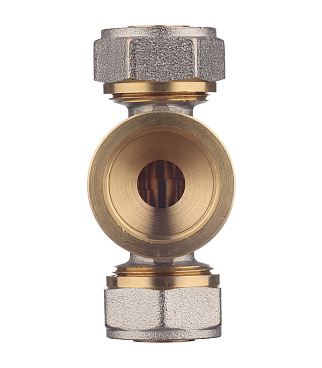 Тройник 20 обж(ц) х 3/4 ВР(г) х 20 обж(ц)