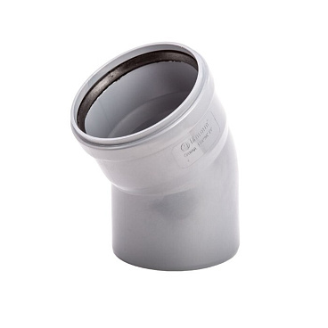 Отвод Lammin d110 мм 30° пластиковый для внутренней канализации (Lm35040011030)