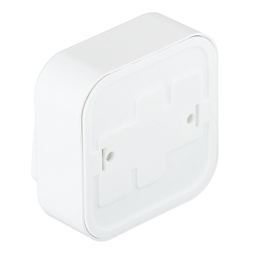 Выключатель Svet двухклавишный накладной белый (0603-00101)