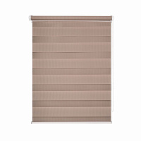 Рулонная штора день-ночь 72,5х160 см Domlegrand Easy Fix бежевая