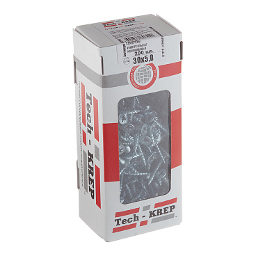 Саморезы универсальные 30x5,0 мм оцинкованные (200 шт.)