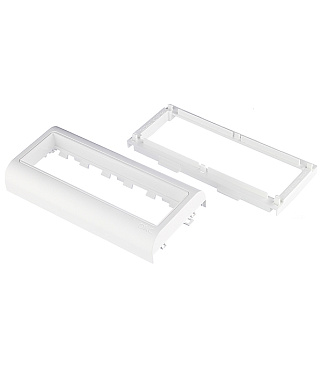 Рамка для кабель-канала 80х40/60 мм DKC Viva белая 6 модулей (10343)