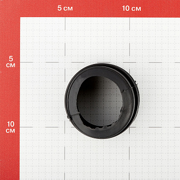 Манжета переходная d40х50 мм трехлепестковая черная