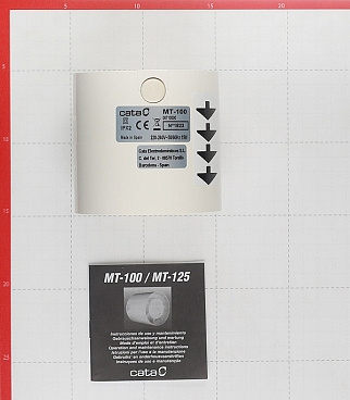 Вентилятор канальный осевой Cata MT-100 d100 мм слоновая кость