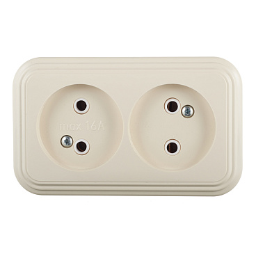 Розетка Svet накладная бежевая (0215-00391)