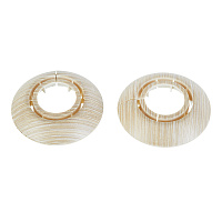 Обвод для труб ПВХ декоративный Идеал 25-34 мм дуб палена (2 шт.)