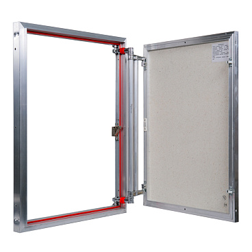 Люк ревизионный под плитку Практика EuroFormat-R алюминиевый 600х900 мм скрытый нажимной