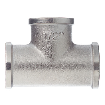 Тройник Stout 1/2 ВР(г) х 1/2 ВР(г) х 1/2 ВР(г) латунный (SFT-0020-000012)