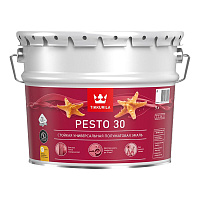 Эмаль алкидная Tikkurila/Tikkivala Pesto 30 база А полуматовая 9 л