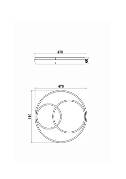 Потолочный светильник Freya FR10029CL-L70W