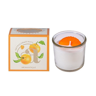Свеча ароматическая Aromantique Цитрусовый мусс 60 г