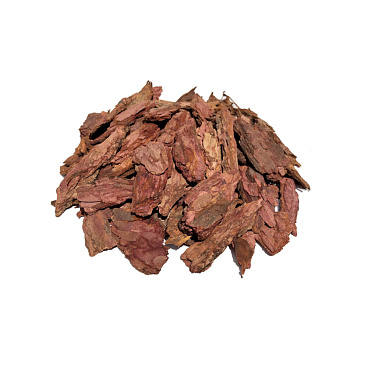 Кора Колос сибирской лиственницы фракция 50-100 мм 60 л коричневая