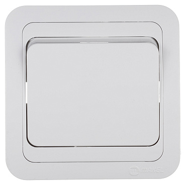 Выключатель Makel Mimoza одноклавишный встраиваемый белый (12001)