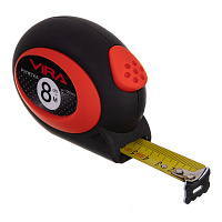 Рулетка Rage by Vira с покрытием soft-touch с автостопом 8 м x 25 мм