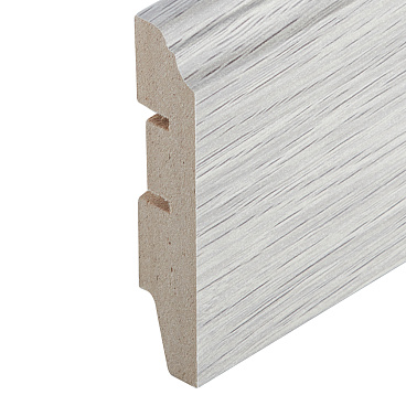 Плинтус МДФ Cosca Décor WP07 дуб серый 80х16х2400 мм