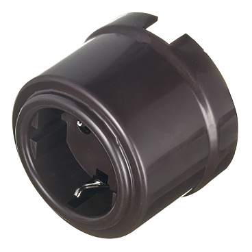 Розетка Bironi Лизетта накладная коричневая ретро (B1-101-22)