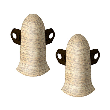 Угол наружный Идеал Классик 55 мм дуб северный S-профиль (2 шт.)