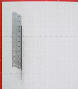 Держатель балки правый оцинкованный 290х40х40х2 мм