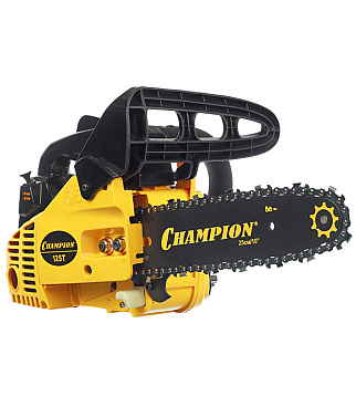 Бензопила Champion 125T 0,95 л.с. 10" шаг 3/8" паз 1,3 мм 40 звеньев