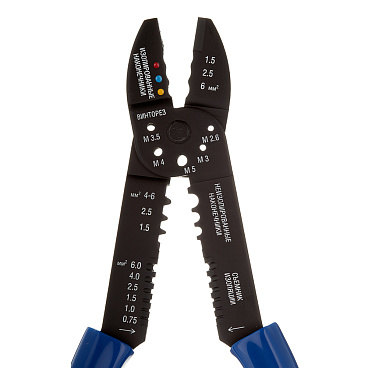 Стриппер сечение 0,75-6 кв.мм Зубр Профессионал МT-30 для удаления изоляции (22668-23)