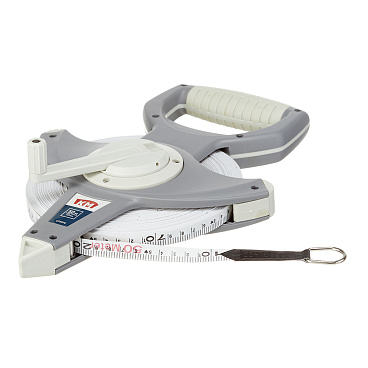 Рулетка КМ ручная 3-кратное ускорение намотки 50 м x 13 мм