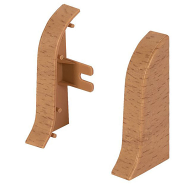 Заглушка торцевая Winart 47 мм бук левая-правая S-профиль (2 шт.)