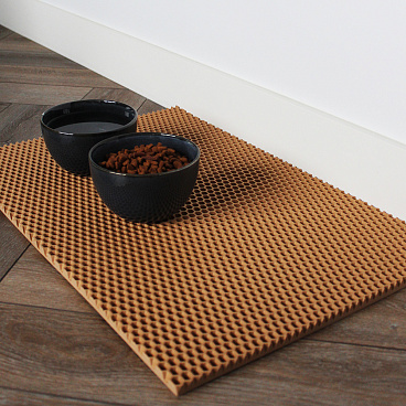 Коврик универсальный Еvaline ЭВА Соты 60х40 см песочный