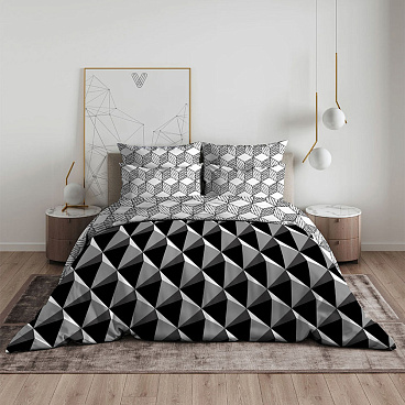 Комплект постельного белья 2-спальный бязь Василиса 7650/1 мультиколор с простыней 200х215 см