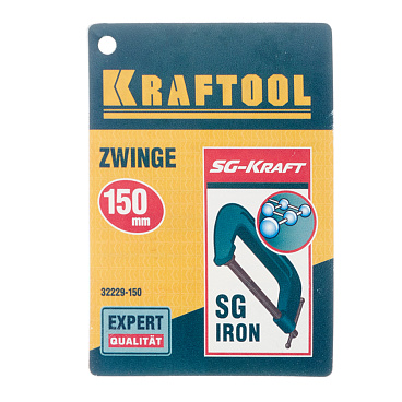 Струбцина столярная Kraftool G-тип 150х65 мм (32229-150)