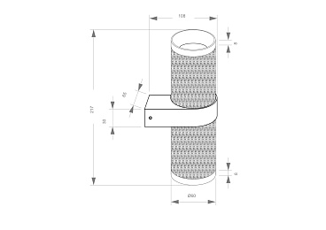 Настенный светильник (бра) Maytoni C069WL-02MG