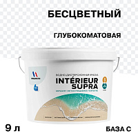 Краска интерьерная Pragmatic Interieur Supra база С бесцветная 9 л