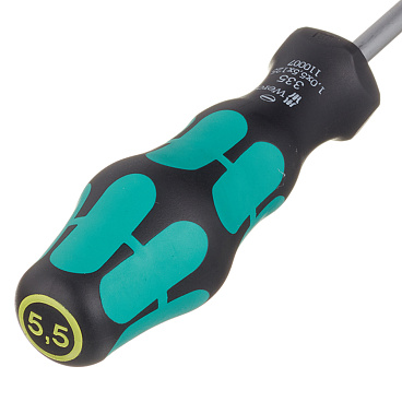 Отвертка плоская SL5.5 125 мм Wera (WE-100044)