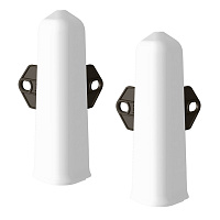 Угол наружный Деконика 100 мм белый Г-профиль (2 шт.)