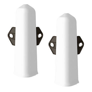 Угол наружный Деконика 100 мм белый Г-профиль (2 шт.)