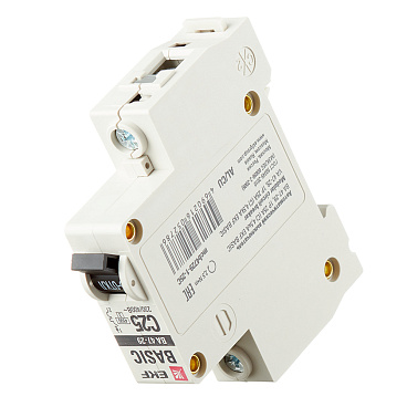 Автоматический выключатель модульный EKF Basic ВА 47-29 1P 25А тип C 4,5 кА 230 В (mcb4729-1-25C)