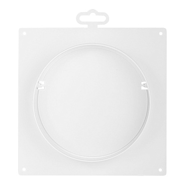 Соединитель для круглых воздуховодов ERA с накладной пластиной с обратным клапаном пластиковый d150 мм