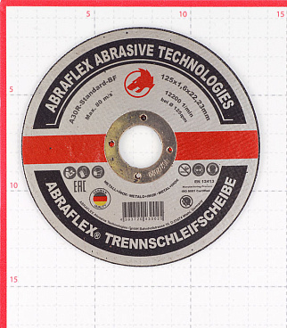 Круг отрезной по металлу Abraflex 125х22х1,6 мм (А125162223/30025)