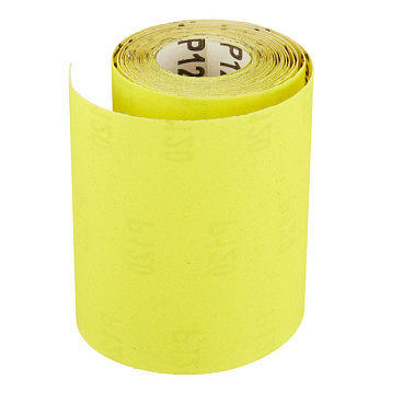 Наждачная бумага Abraforce 115 мм 5 м P120 желтая