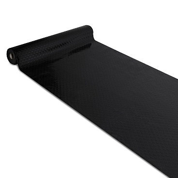 Коврик-дорожка грязезащитный Импортэкс Монетка 120х0,2 см противоскользящий черный