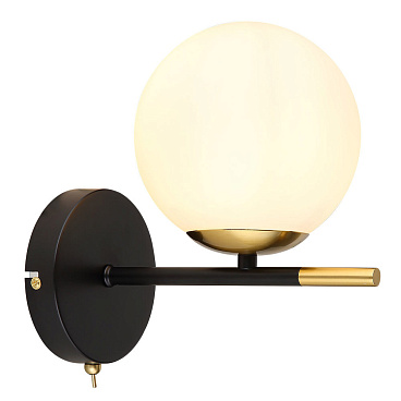 Бра Arte Lamp Alcor E14 40 Вт 220 В черное IP20 (A2224AP-1BK)