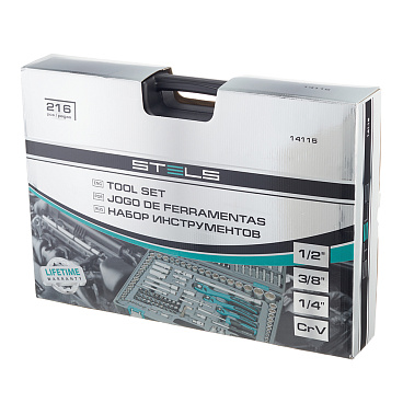Набор инструментов универсальный Stels (14115) (216 шт.)