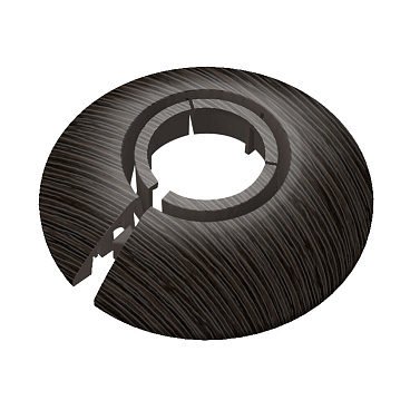 Обвод для труб ПВХ декоративный Идеал 16-22 мм венге темный (2 шт.)