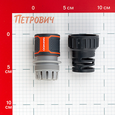 Коннектор 5/8х3/4 для шланга Daewoo пластиковый (DWC 2019)