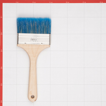 Кисть плоская смешанная щетина деревянная ручка Wenzo Wood 100х14 мм для красок на водной основе