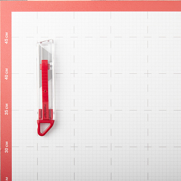 Нож строительный Hesler 19 мм с трапециевидным выдвижным лезвием пластиковый корпус