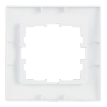 Рамка Lezard Karina одноместная белая (707-0200-146)